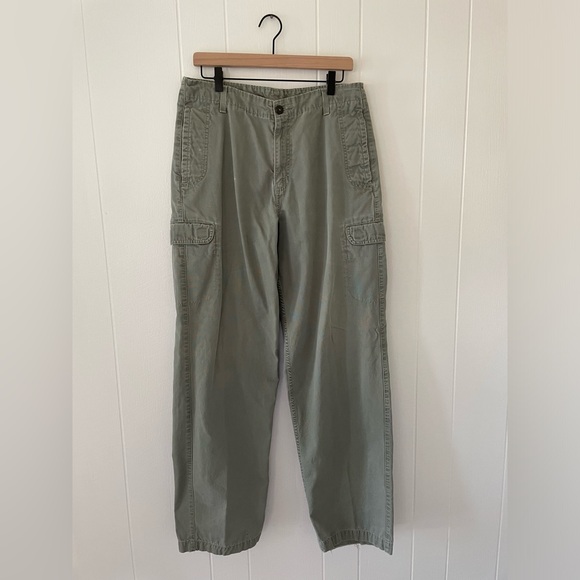 Levi’s Dry Goods Vintage Cargo Pants, 1990’s, Olive Green